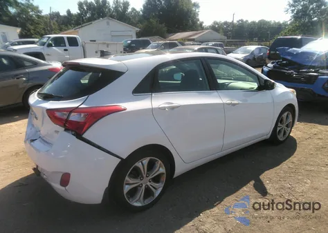 2013 Hyundai Elantra Gt Base W/Blue из США, поврежденный, VIN KMHD35LE5DU034328